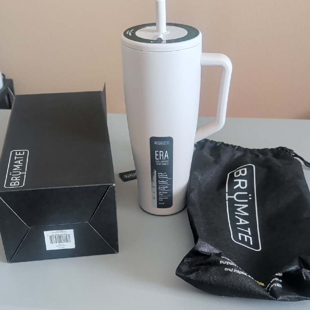 BrüMate ERA 24oz Travel Tumbler - Beige NWT